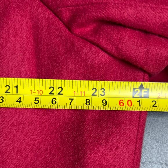 Pendleton Size 22W Wool Pink Button Blazer Burgundy - Picture 7 of 7